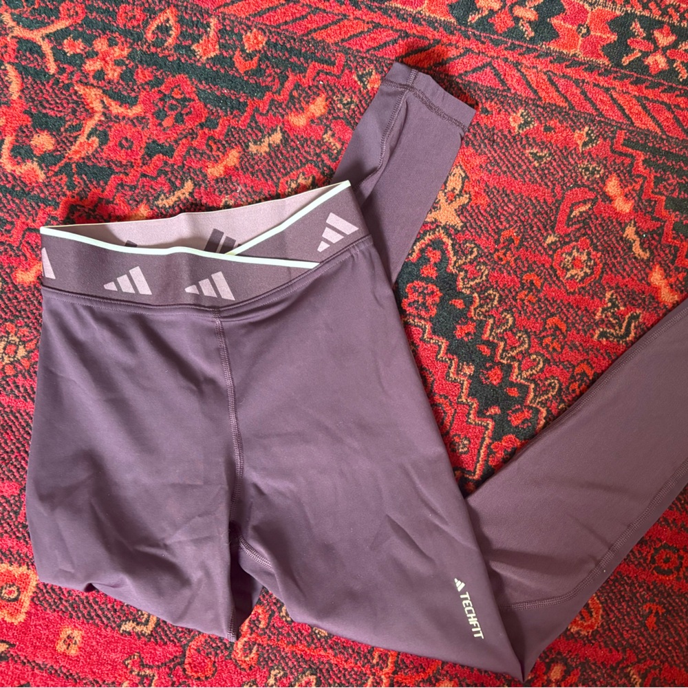 Adidas Techfit Wrap Waist Leggings with Mesh Panels